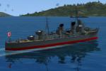 FSX Pilotable WWII IJN Destroyer Kagero with Features